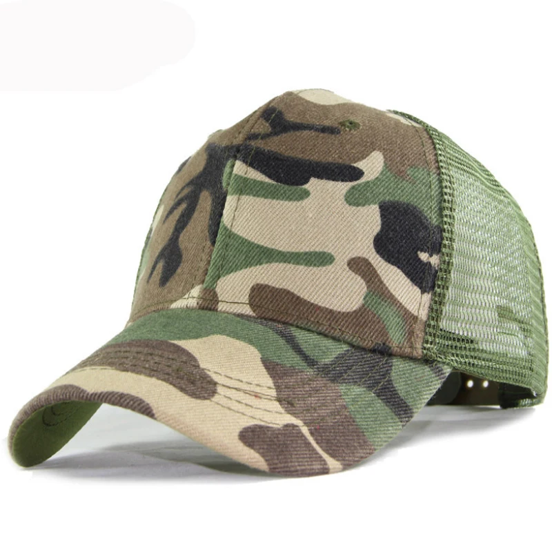 Summer Camp Military Training Hat Sports Velcro Camo Baseball Hat Outdoor Tactical Hat Sunshade Hat