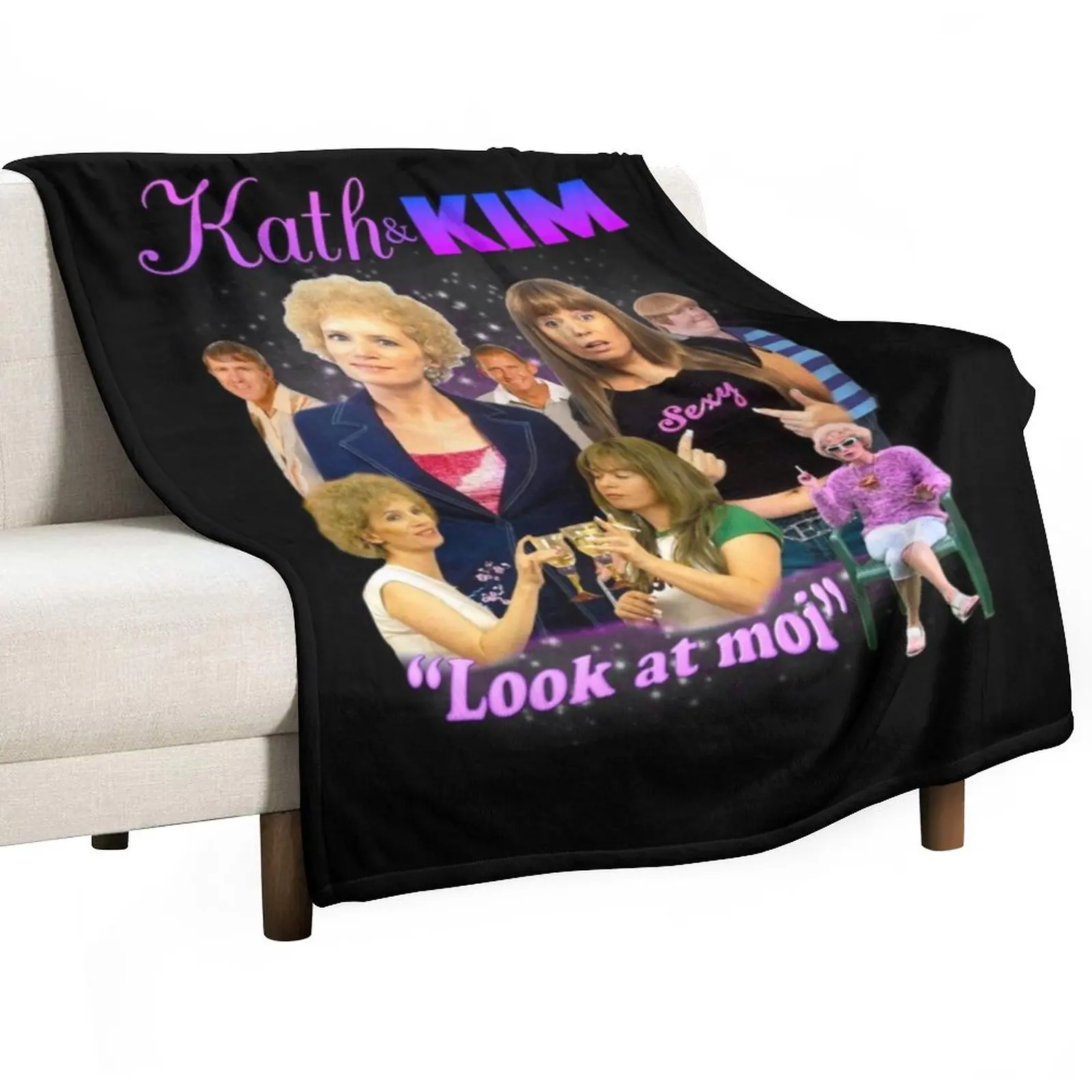 

KATH and Kim Bootleg Throw Blanket Heavy Blanket Blanket Luxury Soft Plush Plaid blankets and throws