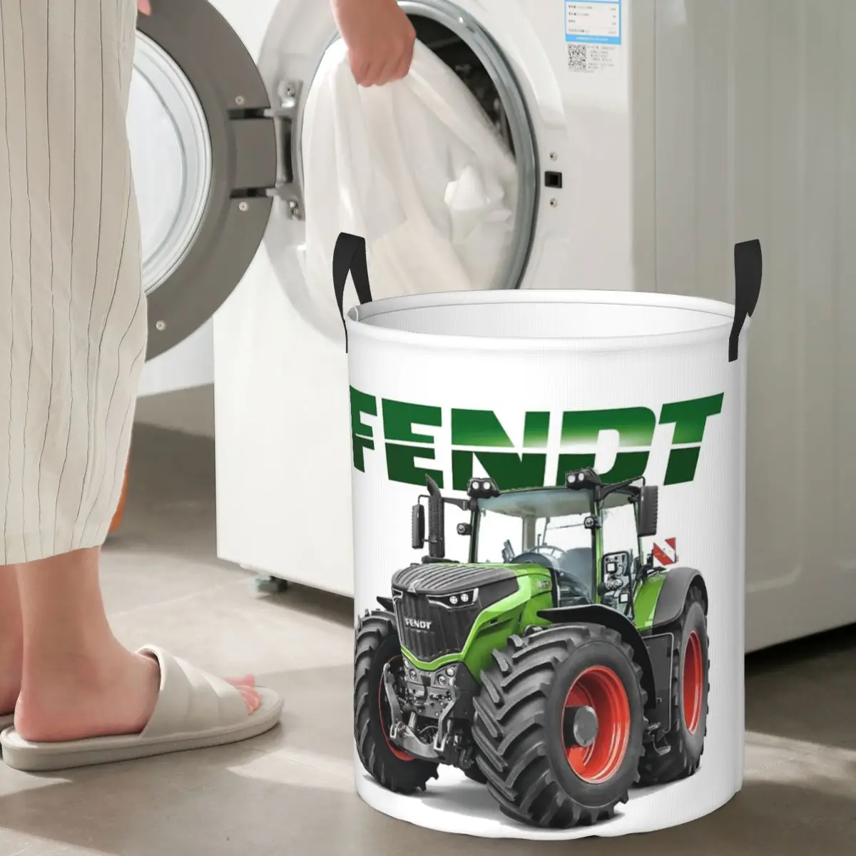 Fendt German Tractors Foldable Laundry Baskets Dirty Clothes Toys Sundries Storage Basket Home Organizer Large Box For Home Kids