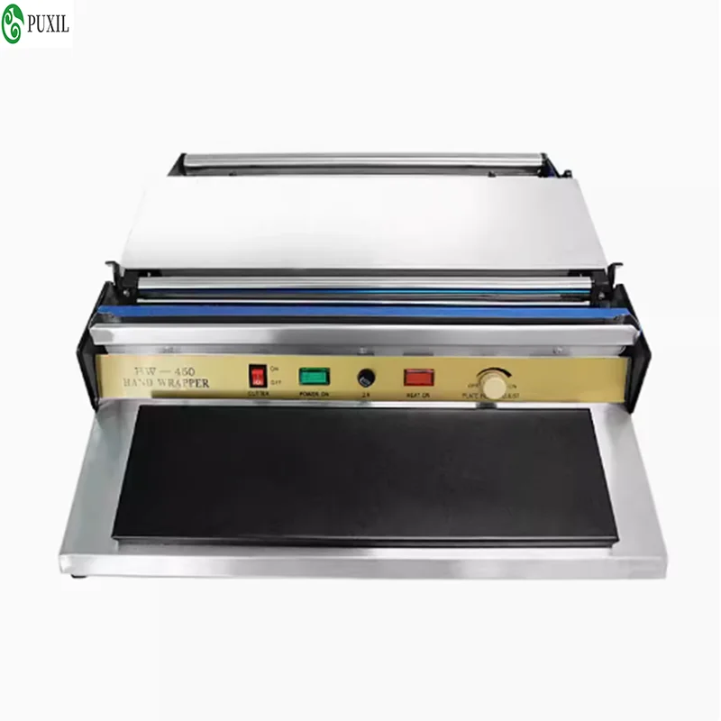 KW-550 50CM Packaging Machine 500MM Household Food Preservation Fresh Fruit Vegetable Film Packaging Seal Machine Cling Cutter