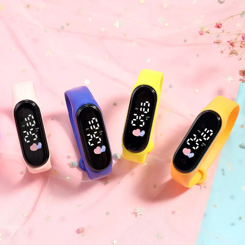 Fashion Children Luminous Watches Birthday Gift Child Boy Girl Sports LED Digital Cartoon Kids Waterproof Wristwatch Reloj Niño