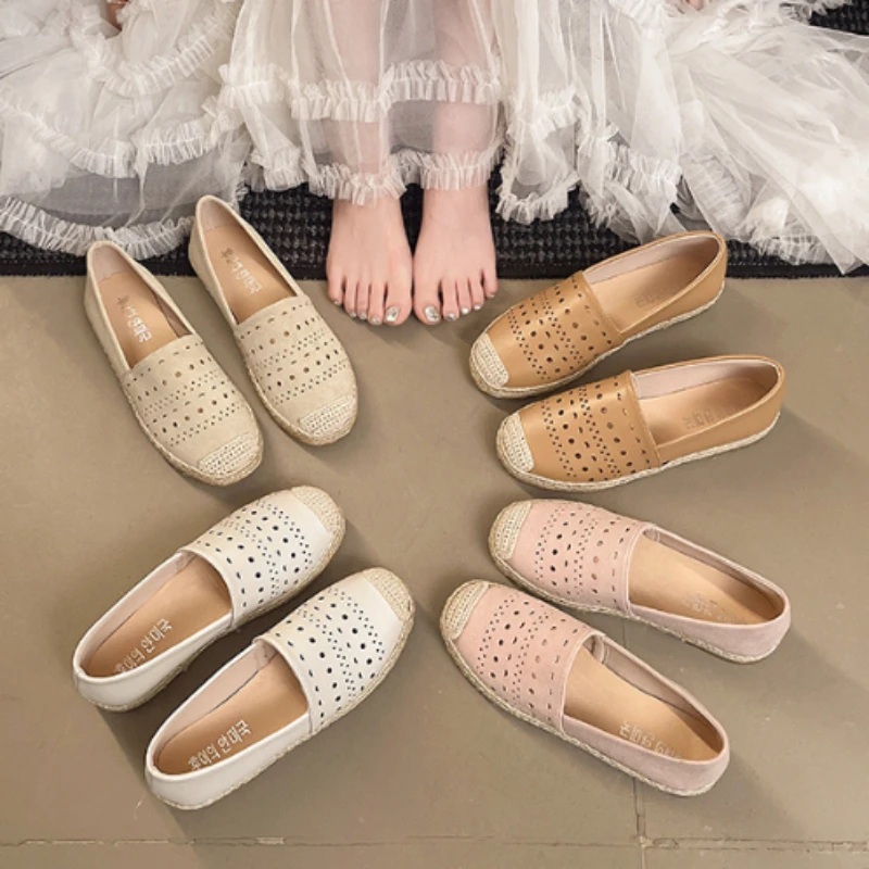 French Mary Jane's Shoes Women Flats Spring Autumn Soft Sole Thick Round Toe Loafers Button Shallow Retro Female Sheos