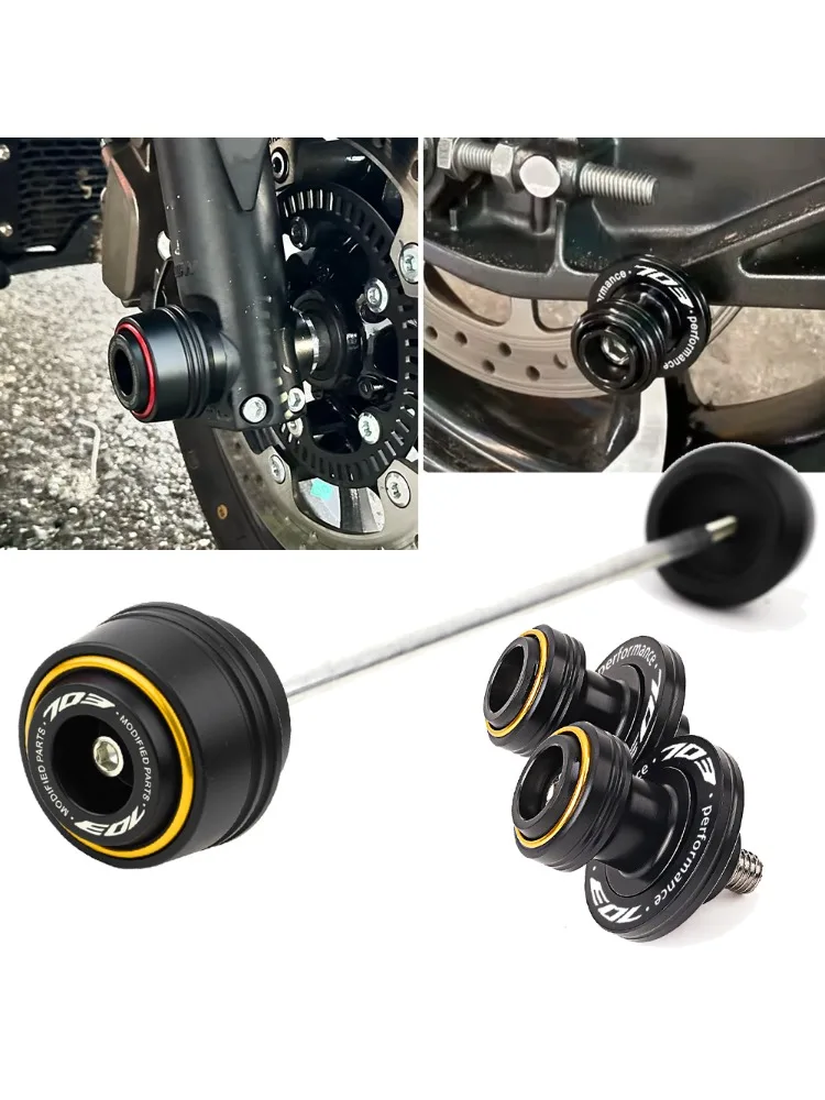 Pour ZONTES 703F 703 F Adventure 703R 703RR 2025 ZT703-RR Accessoires Moto Protection d'essieu avant de moto, protecteur de fourche, bobines de bras oscillant