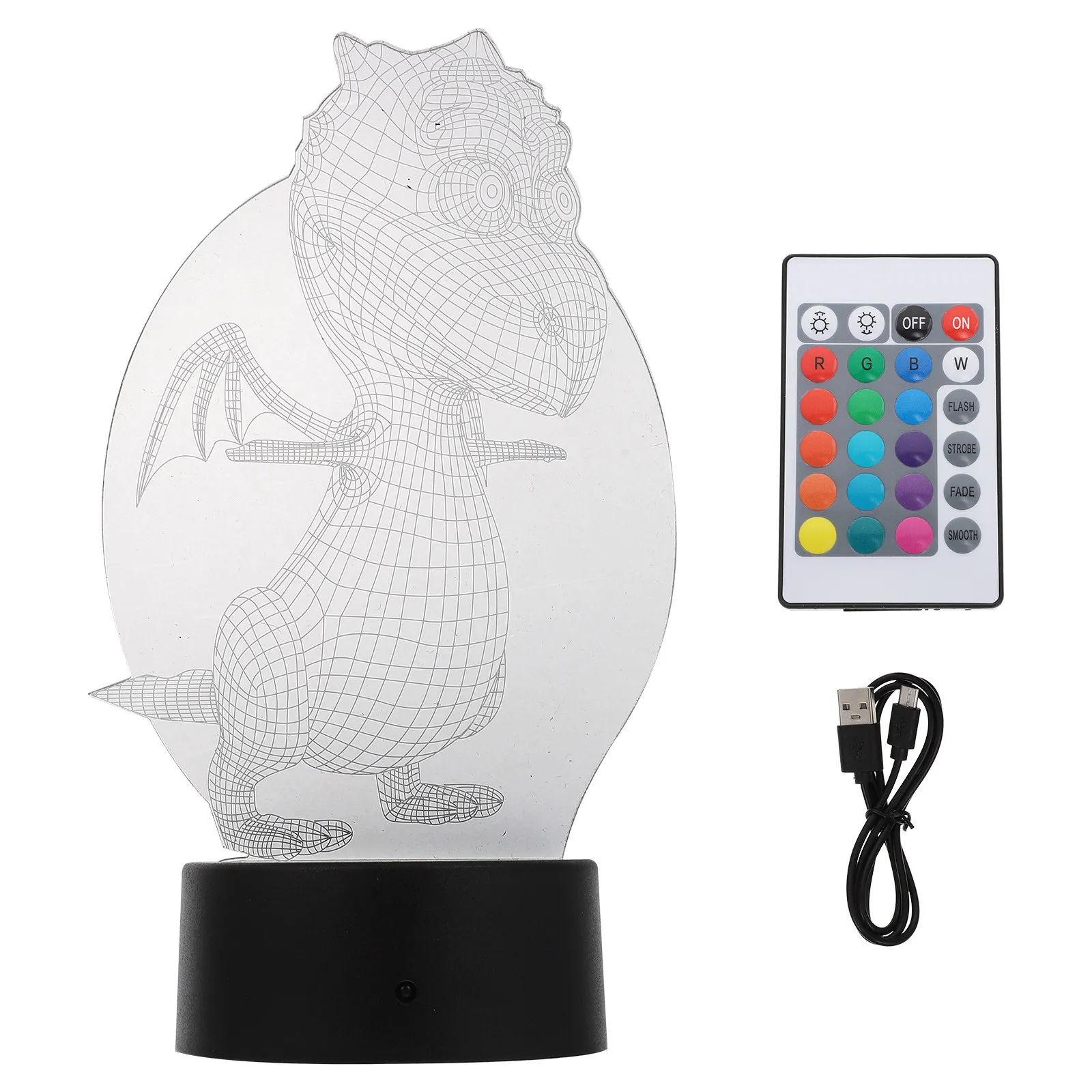 3d-恐竜ナイトライト素敵なランプクリエイティブ寝室の装飾-16-色-led-キッズルームギフトアクリル素材視覚効果