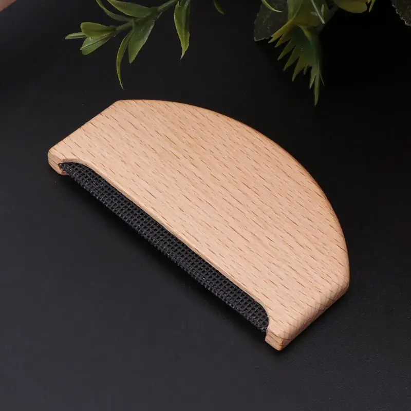 Wooden Fabric Cashmere Sweater Lint Remover Trimmer Shaver Manual Portable Comb Dropship