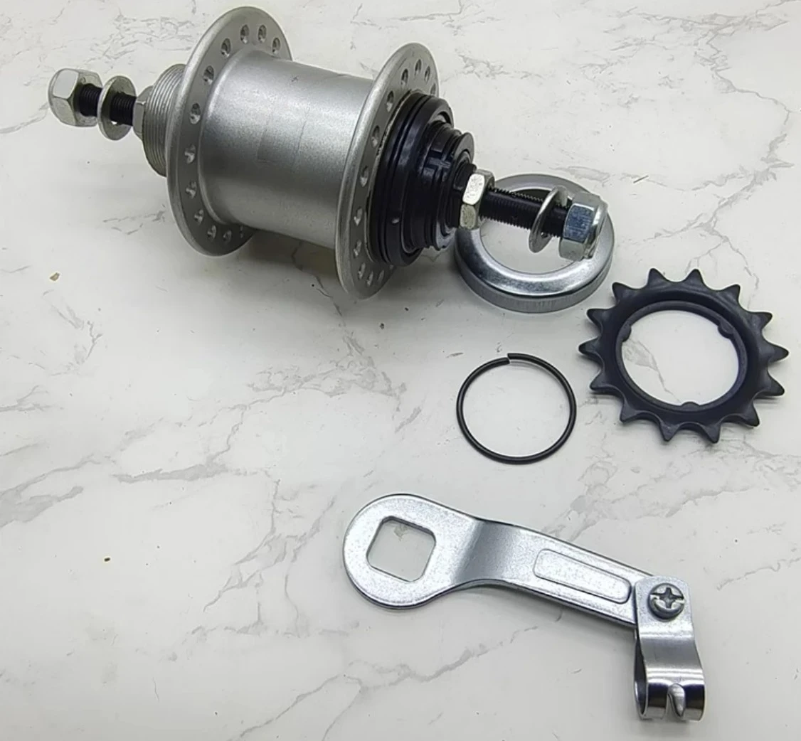 MBI bicycle 36 holes Rear hub 14T sprocket cog 113mm Axle 9.3mm Axle length 173mm