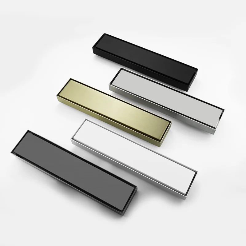 

Stainless Steel Invisible Floor Drain Black Tile Embedded Floor Drain Deodorant Shower Floor Drain Bathroom Kitchen Accessories
