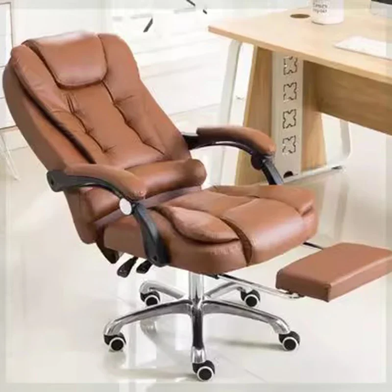 Cheap Chair Massage Posture Correction Leather Office Executive Wheels Footrest Game Special Gaming Ergonomic Kitchen Armchairs