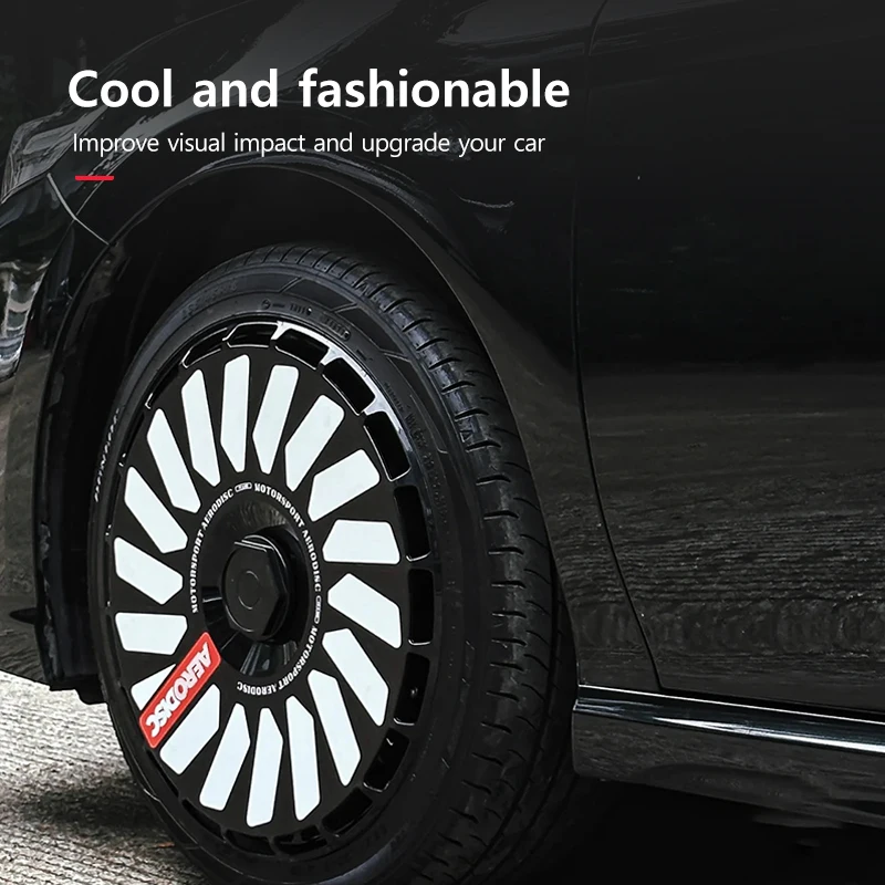 VASTZ for Tesla Model Y 19in Tire Wheel Covers Full Coverage Personalized Custom Hubcaps Rim Protector Replacement Accessories