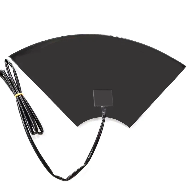 

Custom flexible electric blsck silicone heater thermal element industrial heater