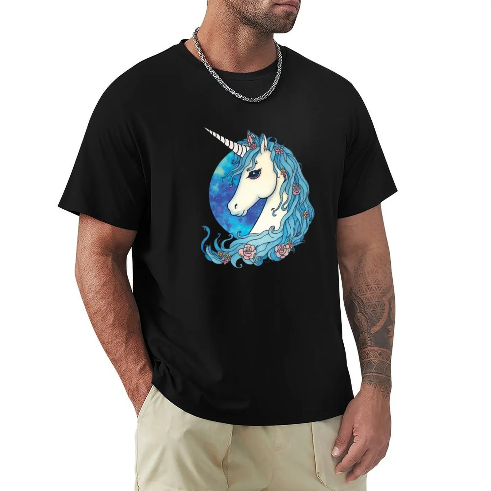 Футболка Unicorn Amalthea с круглым вырезом, большой размер