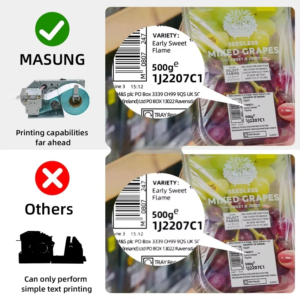 MS-LP212A High Speed 58MM Roll to Roll Thermal Shipping Stickers Label Printer ReceiptThermal Label Printer Modules