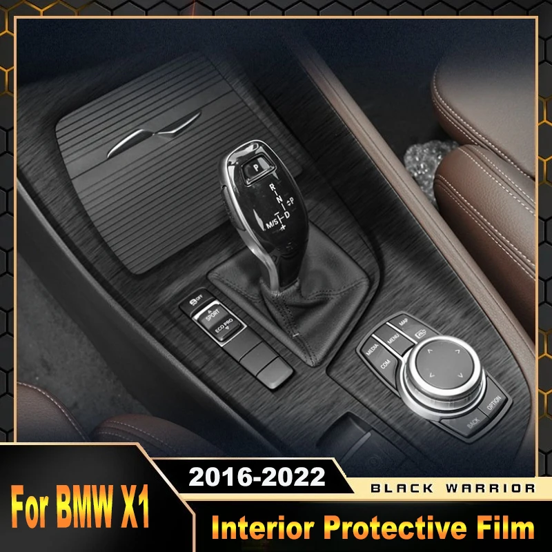 

Для BMW X1 2016-2022 центральная панель управления внутренняя модифицированная наклейка защитная пленка устойчивая к царапинам автомобильные аксессуары