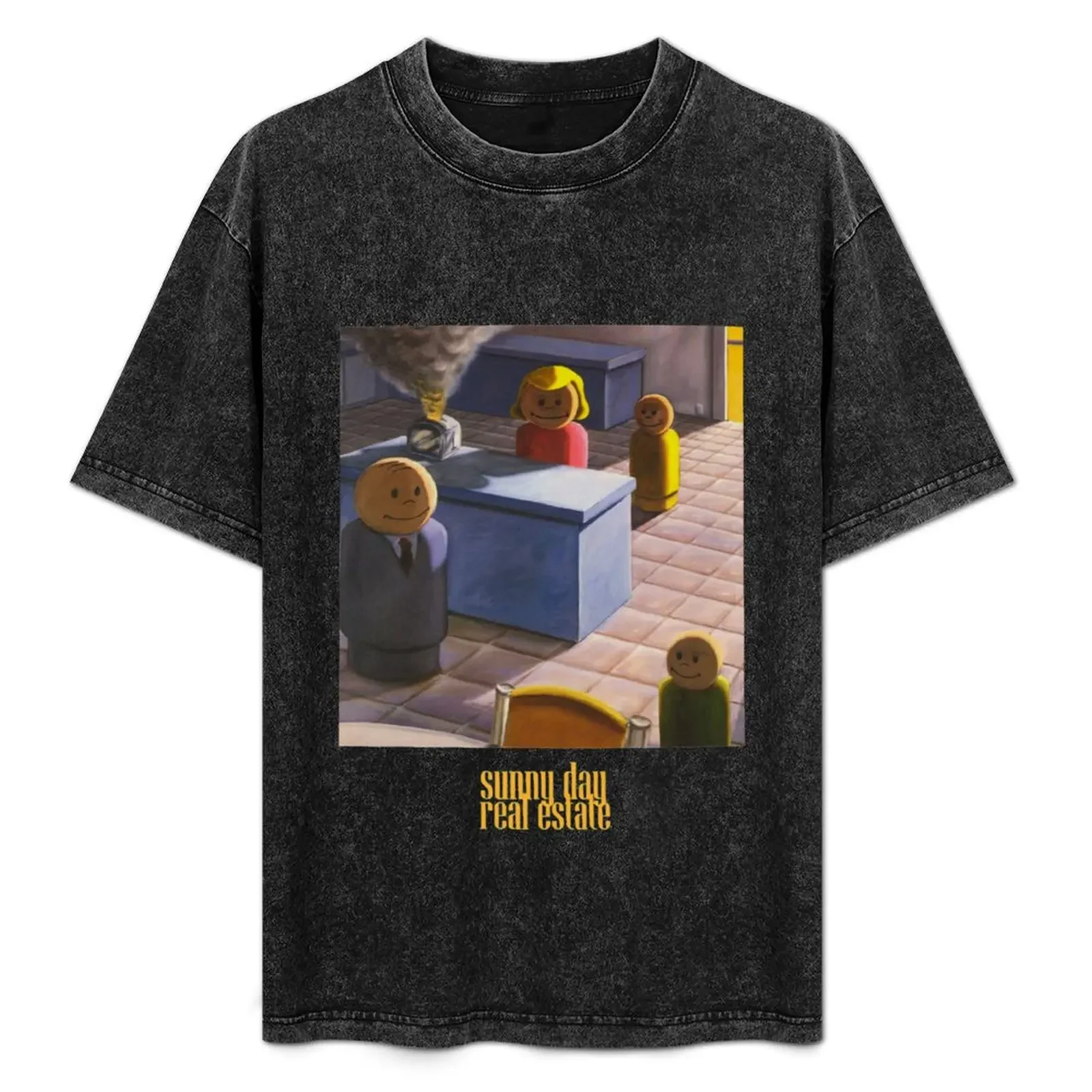

SUNNY DAY REAL ESTATE T-Shirt Basic Casual Short Sleeve Cotton Shirt