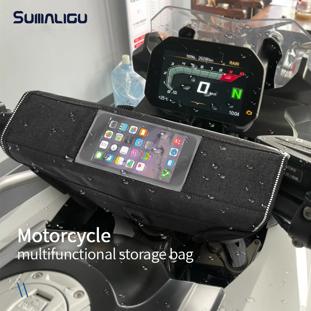 For EXC EXC-F XC-W TPI Six Days 2023 2024 Motorcycle Waterproof And Dustproof Handlebar Storage Bag