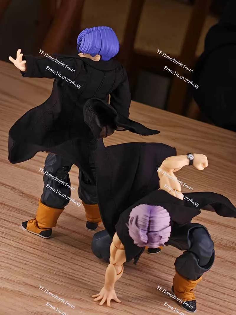 1/12 troncs Figure sans manches à manches longues conception Mini coupe-vent manteau jouets vêtements accessoire pour Dragon Ball 6 "soldier décor