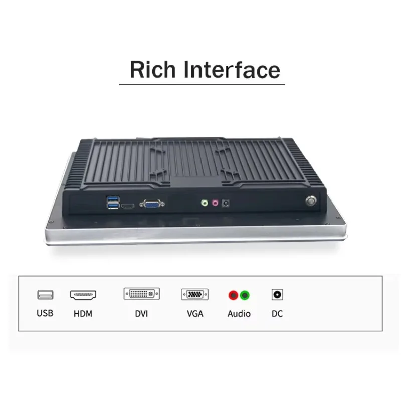 

17 Inch IP65 Industrial Capacitive Touch LCD Mo nitor 1000 Nits Outdoor Wall Mounted Embedded New Product