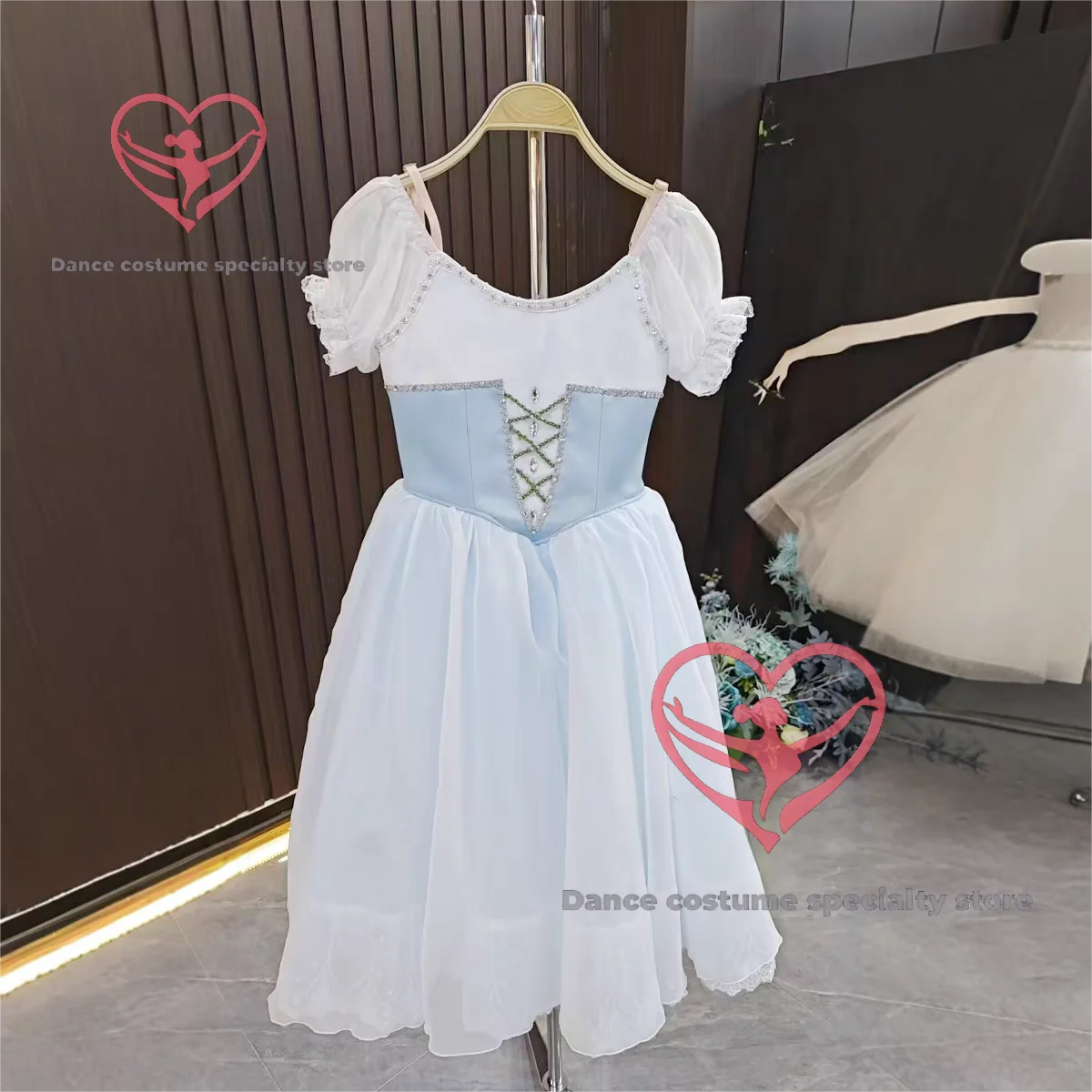 Graduation Gala Clara Ballet Performance Dress, Competition Costume, Tulle Dress, Stage Wear, Professionally Custom-Made by PDE