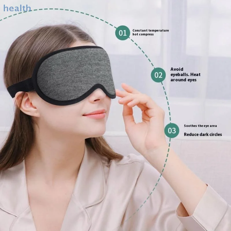 

3D Eye Protection Steam Eye Mask Electric Heating Hot Intelligent Heating Sleep Shading USB Connection