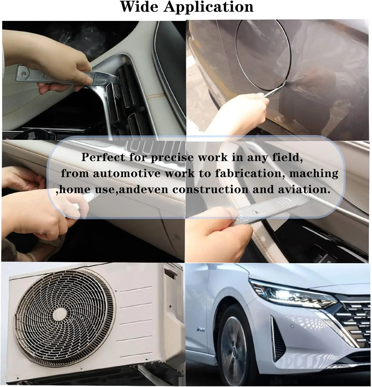 4140 أداة حدق، 2 قطعة أداة إزالة قضيب رفع، قضيب رفع الجيب، أداة إزالة حواف السيارة، يزيل القواطع بسهولة، الألواح المعدنية