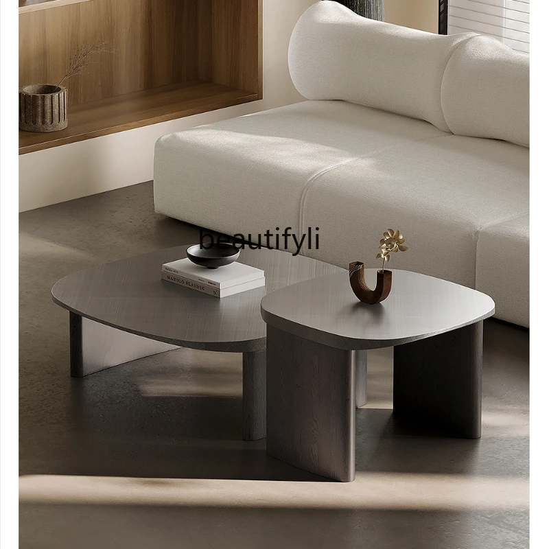 

Итальянский роскошный чайный столик, квадратный креативный простой металлический боковой столик с рисунком