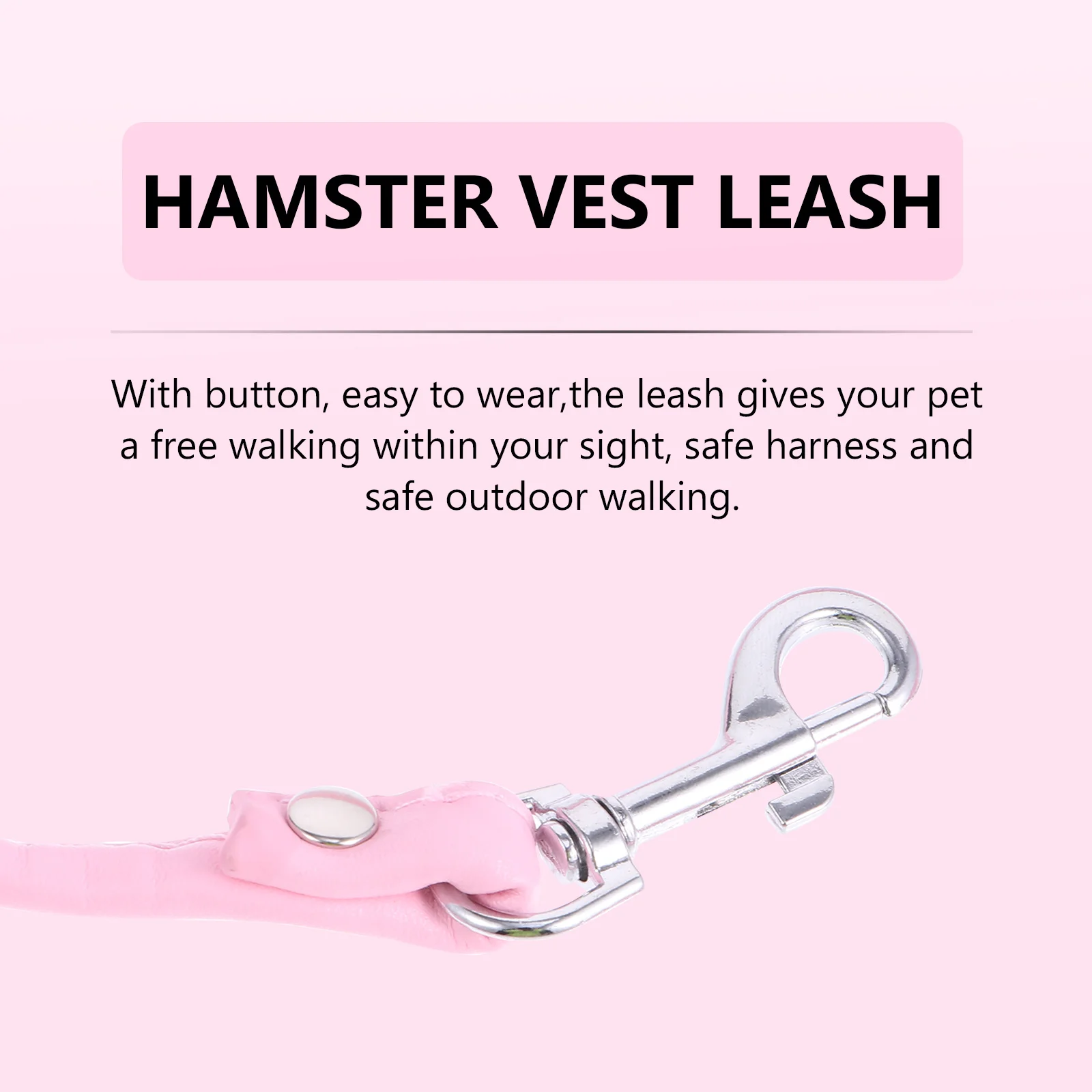 

Rabbit Bunny Hamster Vest Leash Set Small Pet Harness Durable Outdoor Walking Pet Dress Up Costume Rabbit Vest Leash