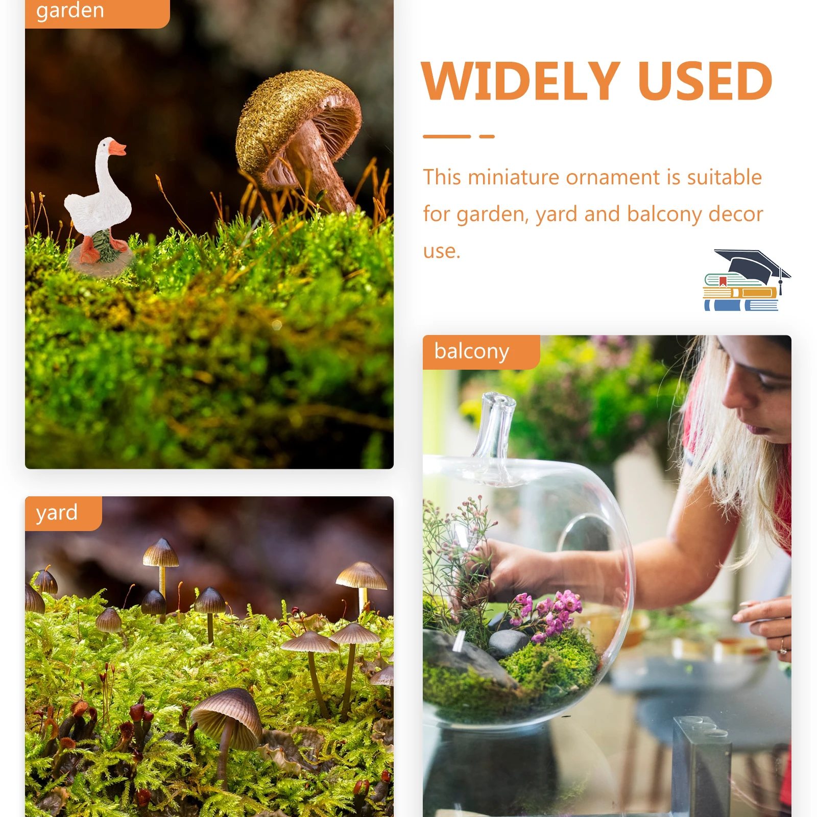 

11Pcs Mini Duck Ornaments Resin Garden Decor Micro Landscape Decorations for Flowerpot Balcony Mini Ornaments Garden Decor