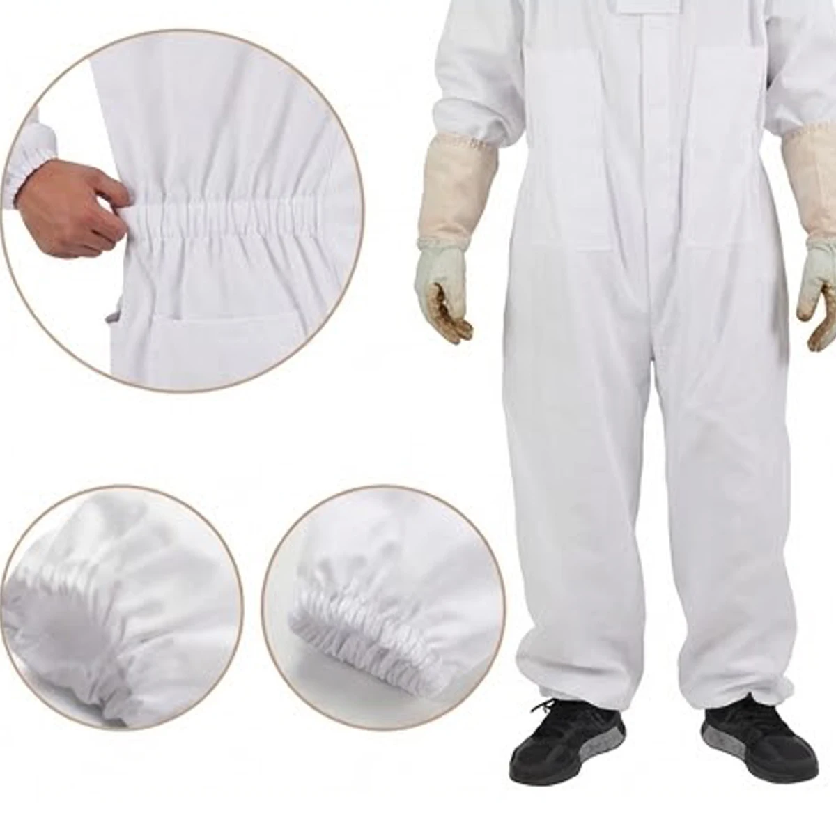 Anti-bee Clothing Beekeeping Protection Protective Suit Professional Costume Beekeeper Boy Safety Clothes Breathable Keeping Top view 6