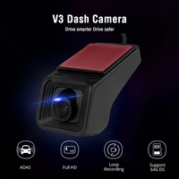 V3 Mini Dash Cam Dvr Dash 1080P Camera Car DVR ADAS Dashcam android Car recorder Night Version HD 1920*1080 1080P Auto Recorder