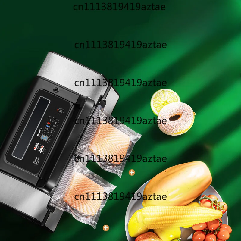 220V Commercial Automatic Vacuum Food Sealer Machine with Built-in Roll Storage and Cutter Multifunctional Vacuum Sealer