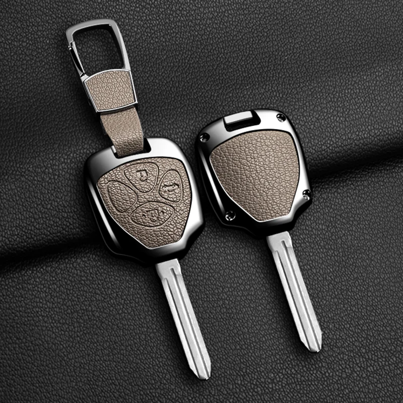 Zinc Alloy Car Remote Key Cover Case for Toyota Camry RAV4 Crown Avalon Corolla Reiz Venza Matrix Yaris Accessorise Bag