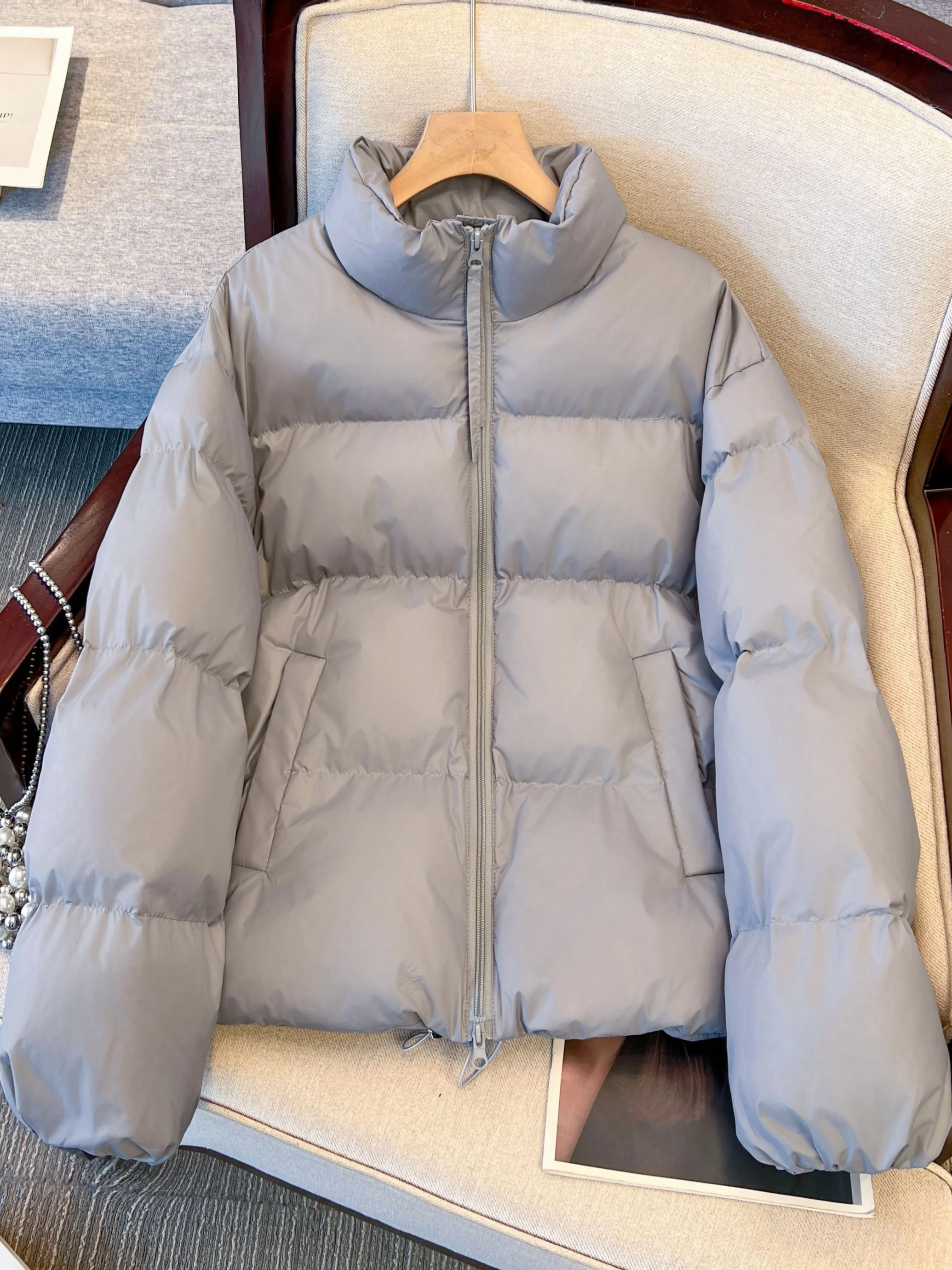 

Женское хлопковое пальто Ele ort ey, повседневное зимнее пальто на шнуровке, большие размеры, удобная посадка