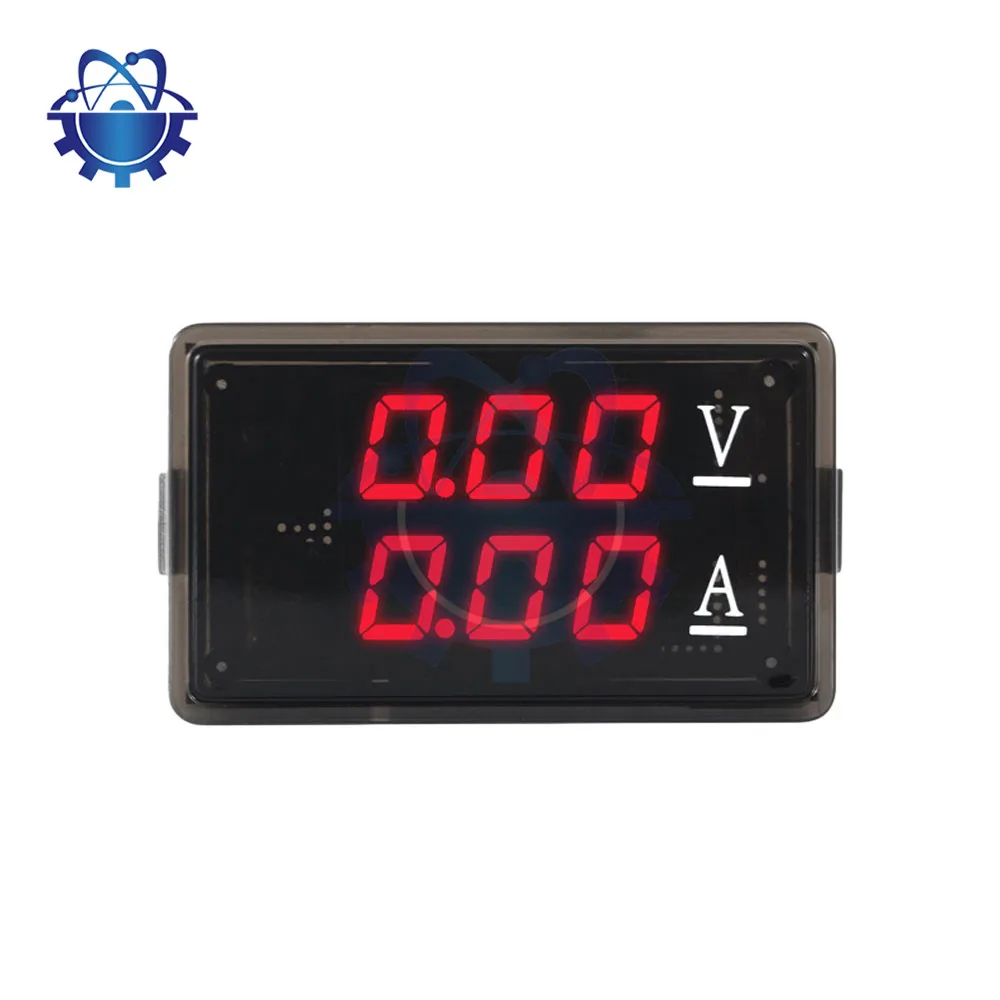 DC0-100V 10A 0.28 inch LED Screen DC Dual Display Digital Amp Voltage and Ammeter Tester