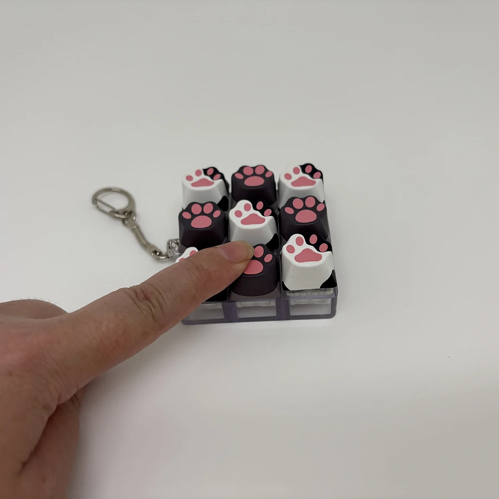 Handy-Anhänger Neuheit langsamer Druck Pop Fidget Schlüsselanhänger Drücken Sie Fingerspitzenspielzeug Niedlicher Kawaii Schlüsselanhänger Tastatur Klopfen – Detail 5