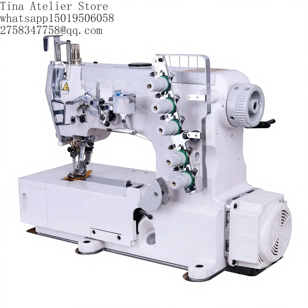 Tailor Interlock Shoe Flat-bed High-speed Overlock Sewing Machine for Tape Clothes High-speed Overlock Sewing Machine