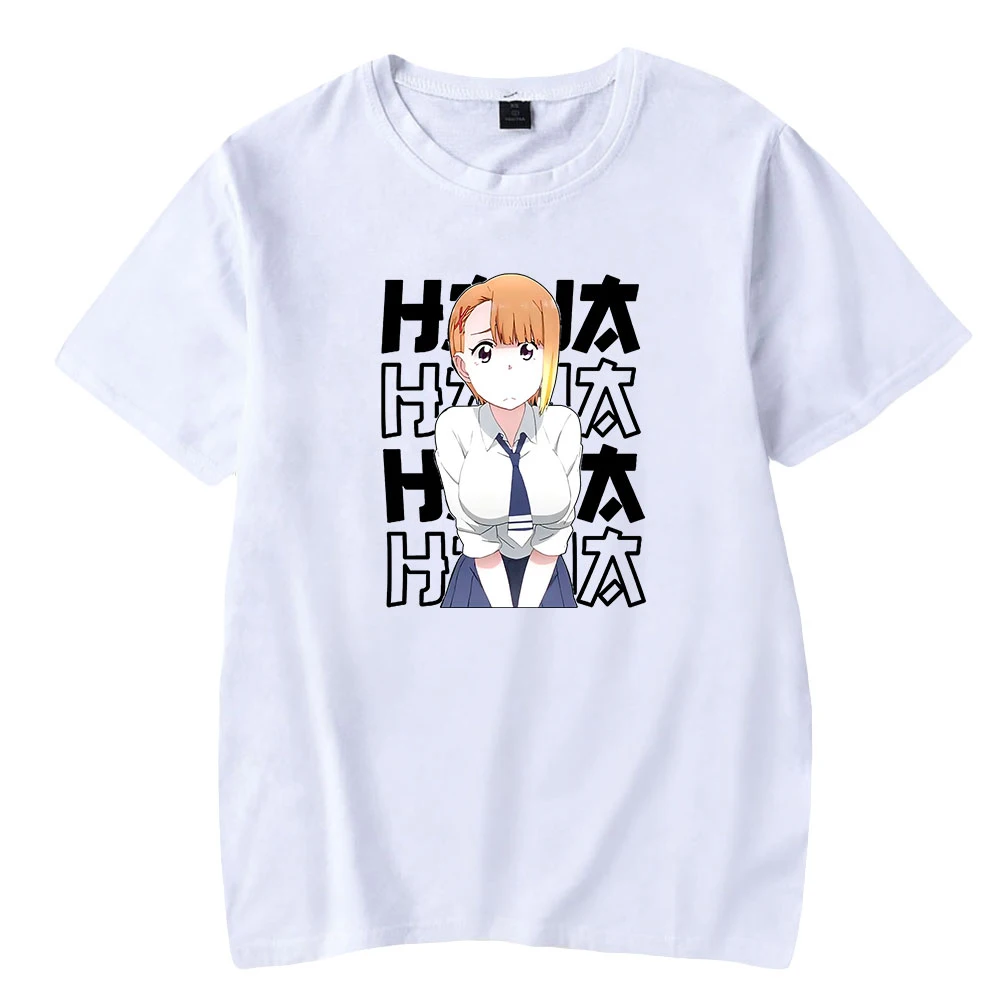 T-shirt Mieruko-chan Merch z luźna krótka rękawem casualowe neutralne t-shirty Kawaii dziecięce koszulki Streetwear