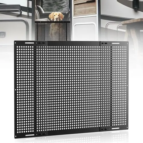 

Safoner Adjustable RV Screen Door Grille | 22"-31.5" | Aluminum Alloy | Black