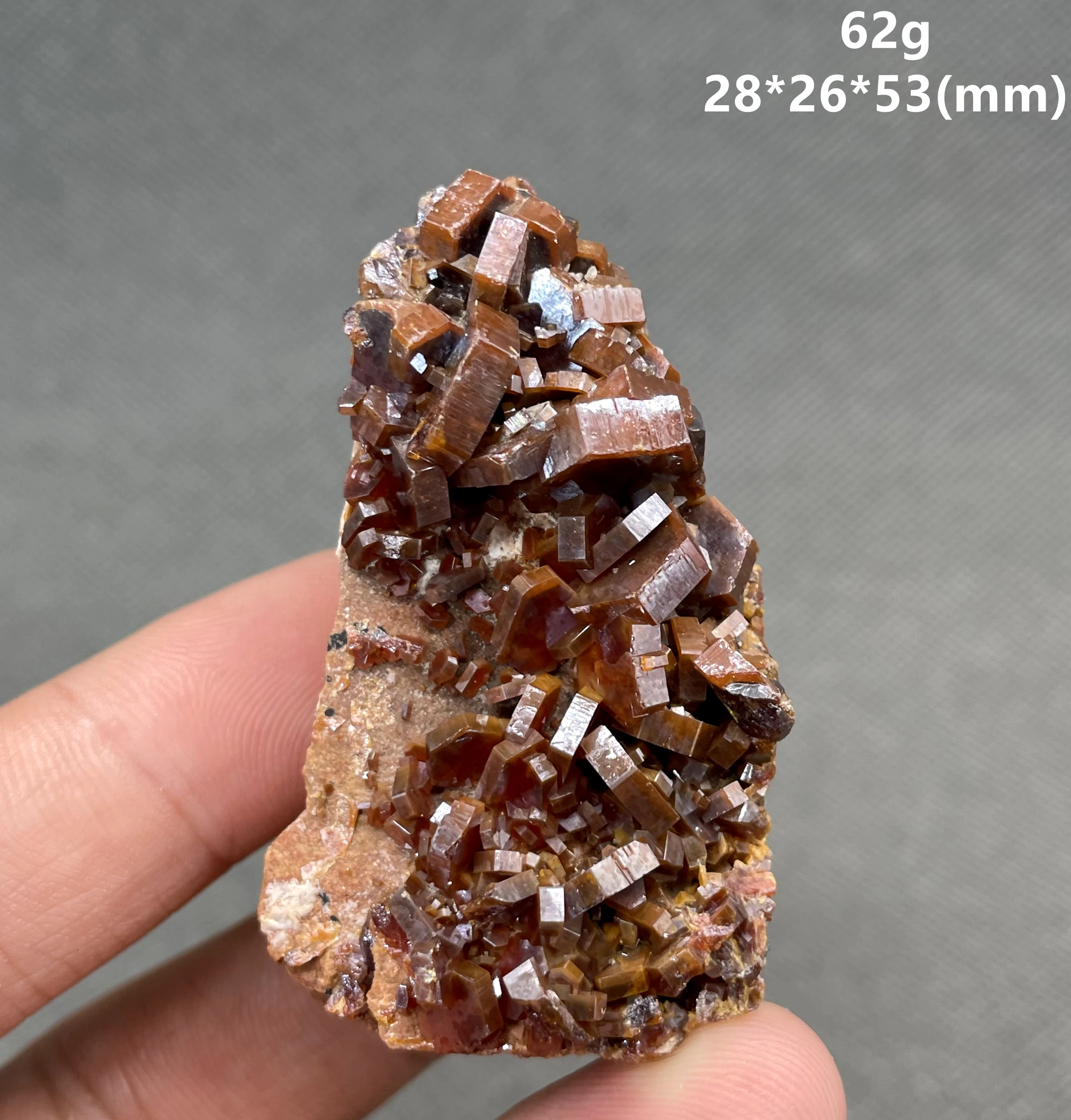 

BEST! 100% Natural Large particles Morocco Vanadinite mineral specimen quartz crystal specimen Collection Stones and crystals