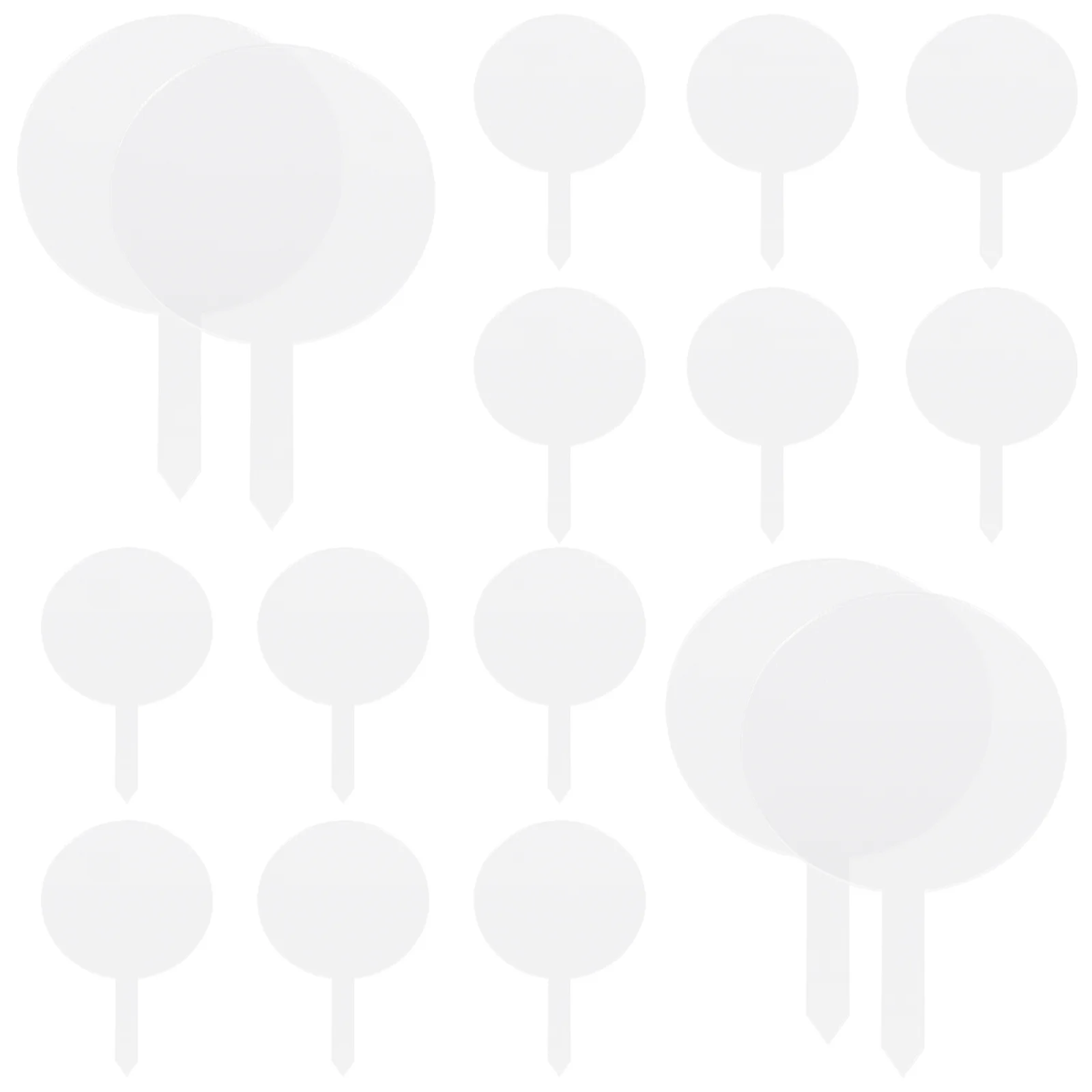 

15Pcs Garden Labels Acrylic Plant Markers for Vegetables Flowers Herb Identification Lawn Decor Plant Name Tags