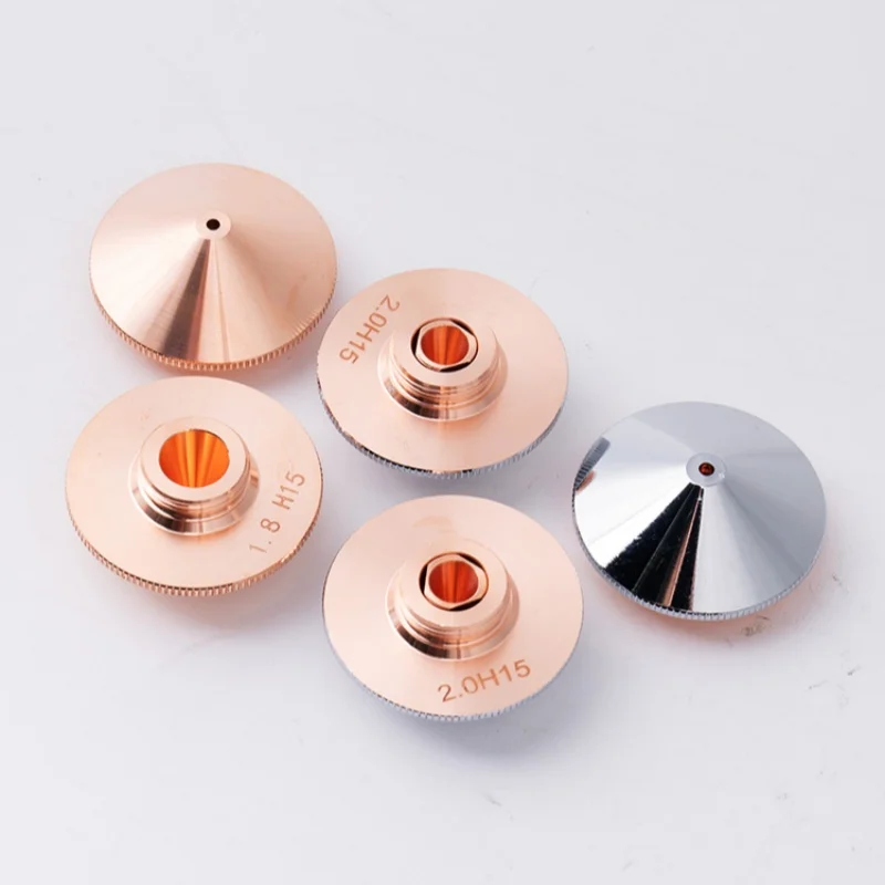 Briserm Laser Nozzle D28 M11 H15 Single Double Chrome Laser Cutting Nozzle 1.0 1.2 1.5 1.8 2.0  for Raytools Precitec Boci