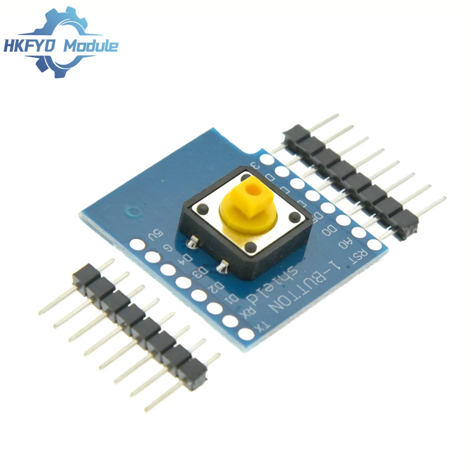 One Button Shield For WeMos D1 Mini Button For Wemos Diy Electronic PCB Board D1 Mini Button Module With Pin