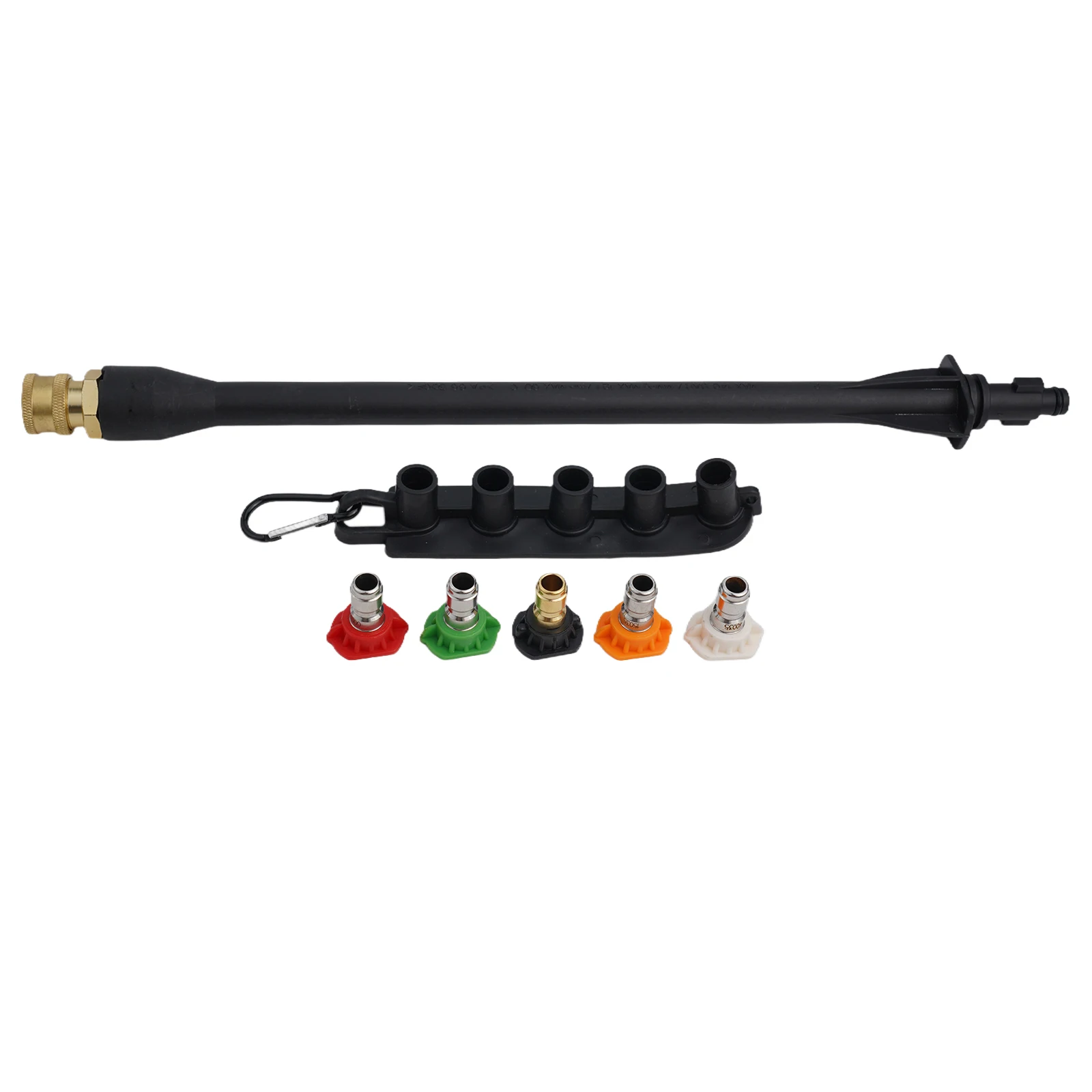 /Electric /Pressure /Washer Spray Wand Extension Kit With 5 Nozzles Brass Plastic Quick Connect Adapter For Roof Car Driveway Cl