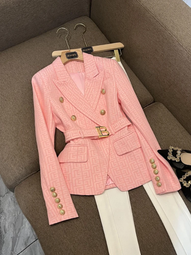 

Модный короткий черно-белый пиджак с вышивкой, весенняя новинка, женский деловой повседневный пиджак с длинными рукавами на пуговицах