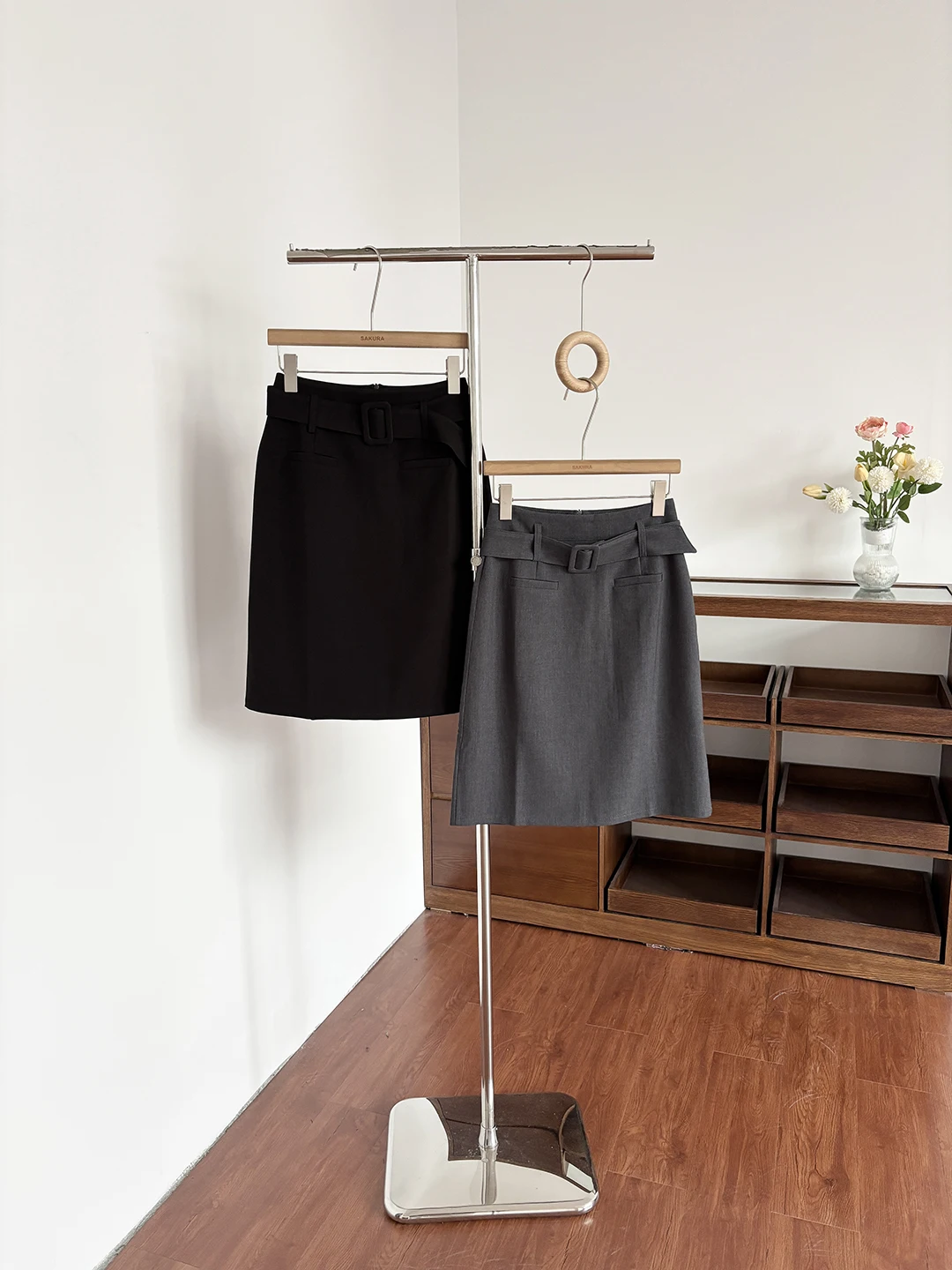 

Юбка миди с высокой талией и разрезом, женская, приталенная, А-силуэт, в корейском стиле, летняя новинка, из полиэстера, повседневная