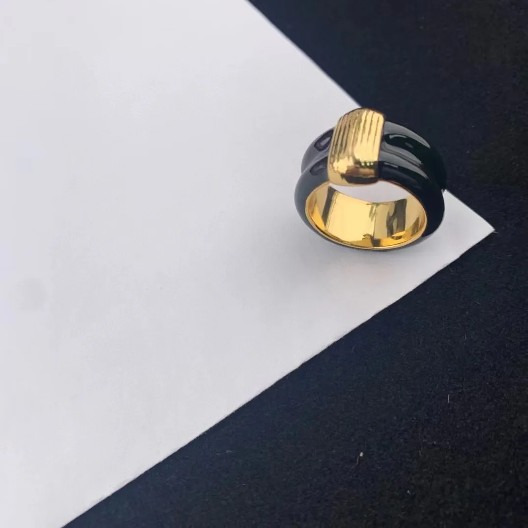 Fashion Niche Simplicity personality Copper gold-plated Enamel Rings for women\'s Girl Index finger ring gift  Jewelry wholesale