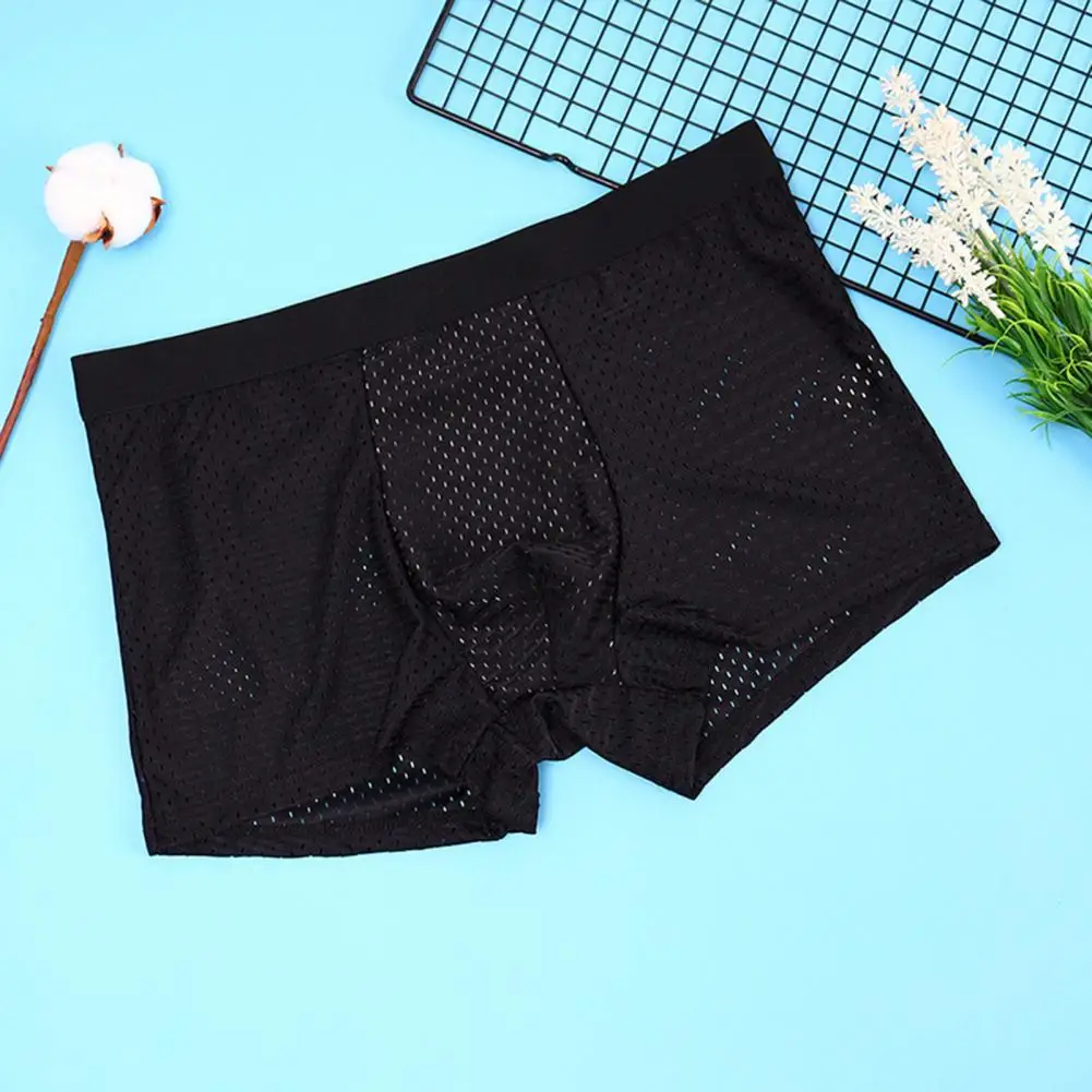 Men Trunks Built-in Fake Butt Hip Lifter Enhancer Shorts Briefs Padded U Convex Pouch Underwear Shapewear Underpants