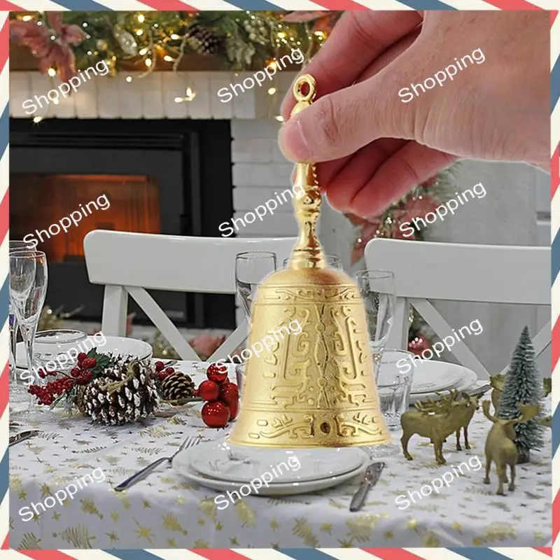 A44M Hand Call Bell For Service Bell, Teacher Classroom Bell, Dinner Bell, Tibetan Bells