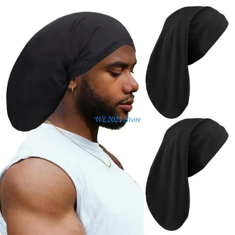 

G5gc Quick Drahing Men's Hair Scarf Scorf Dreadlocks Tub