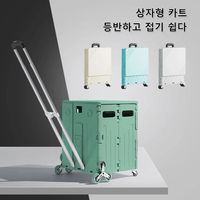 Folding Shopping Cart lightweight brush hand cart for climbing stairs household hand pool
