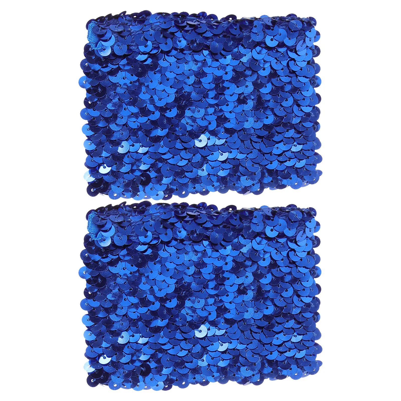 

Reversible Sequin Bracelet Royal Blue Golden Adjustable Charm Glitter Band Party Supplies Girls Boys Teens Sequin Bracelet